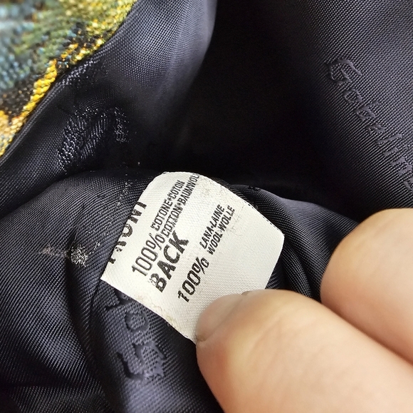 Gobelins Art Duck Print Wool Tapestry Vest - Picture 6 of 6